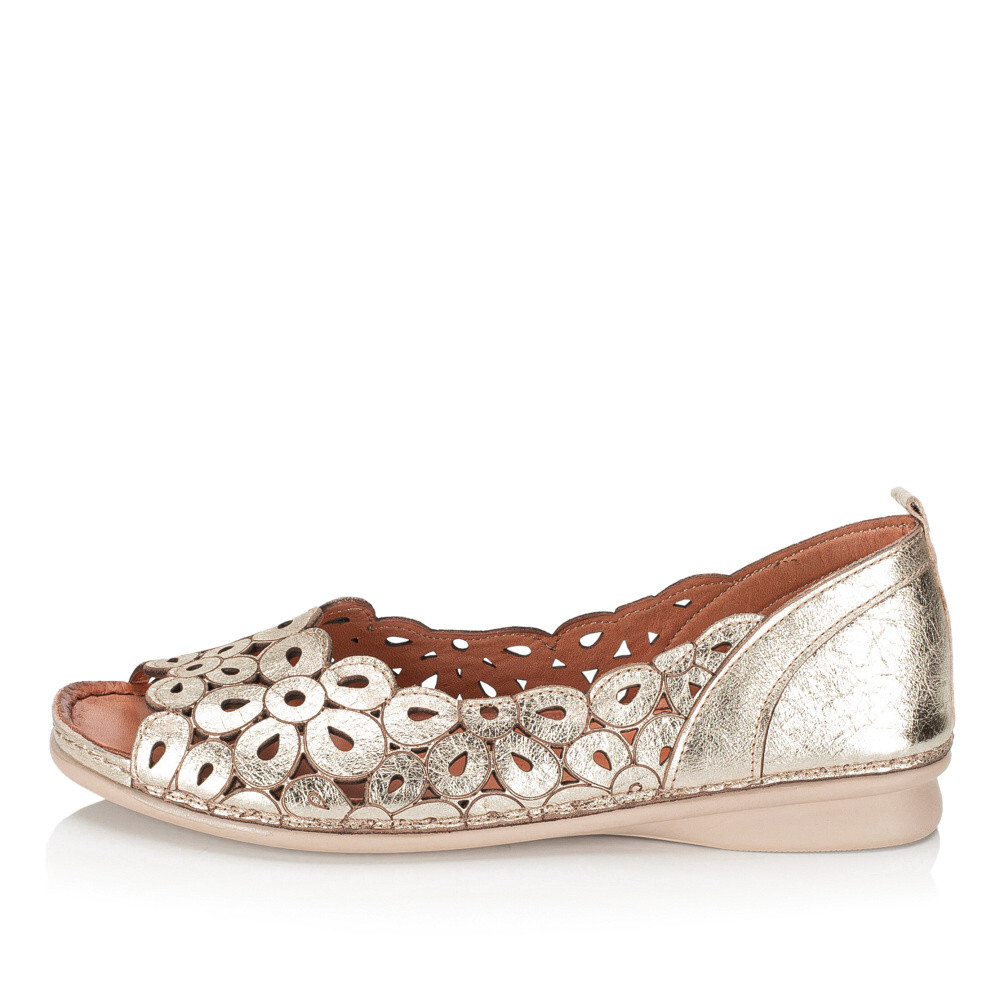 detail Dámské baleríny IBERIUS 5612-315 zlatá S6