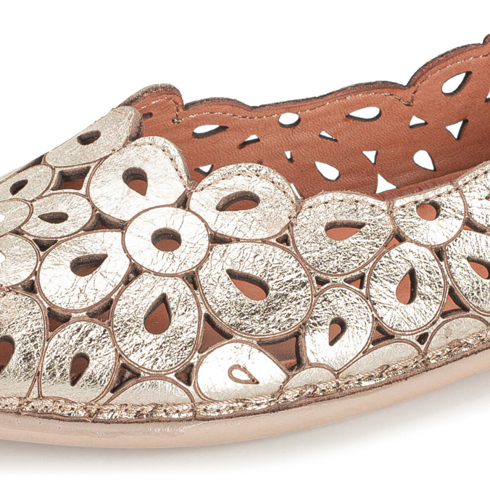 detail Dámské baleríny IBERIUS 5612-315 zlatá S6