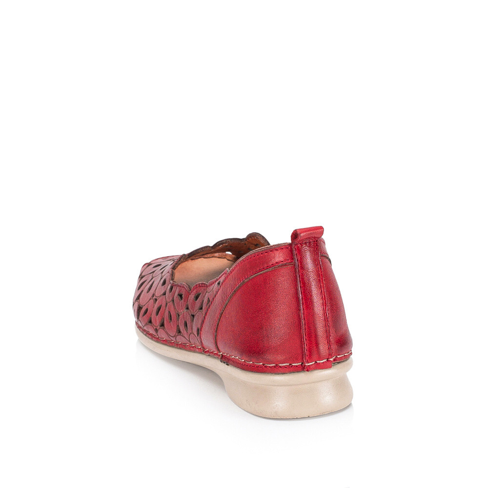 detail Dámské baleríny IBERIUS 5612-507 červená S6