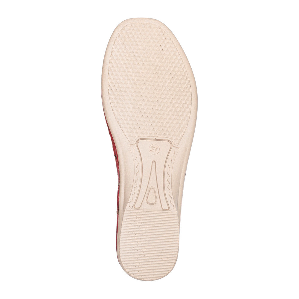 detail Dámské baleríny IBERIUS 5612-507 červená S6