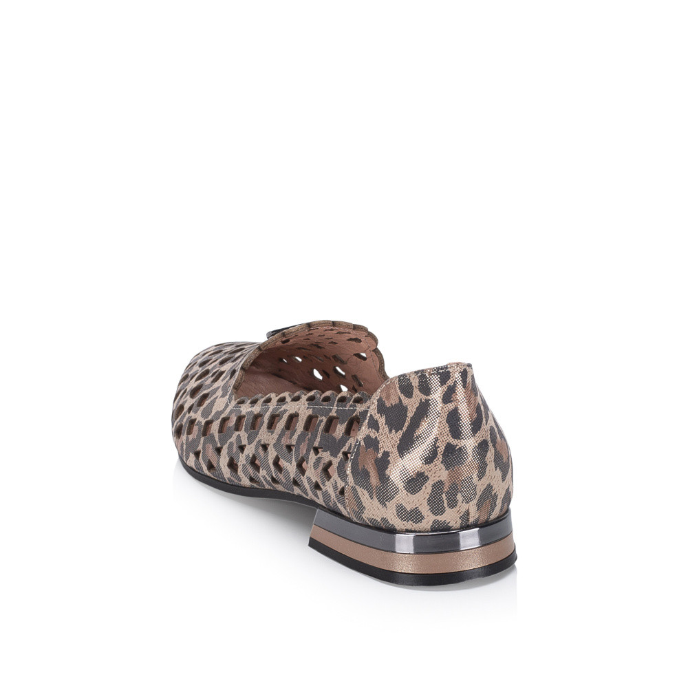 detail Dámské mokasíny IBERIUS G013-G355-T02 98 zlatá S6