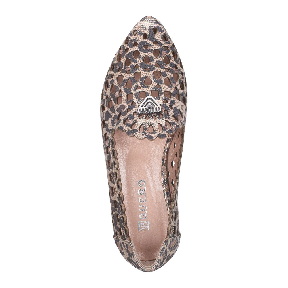 detail Dámské mokasíny IBERIUS G013-G355-T02 98 zlatá S6