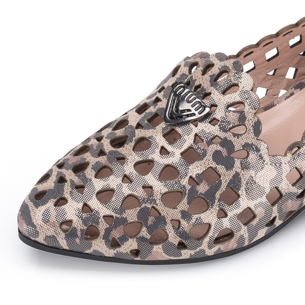 detail Dámské mokasíny IBERIUS G013-G355-T02 98 zlatá S6