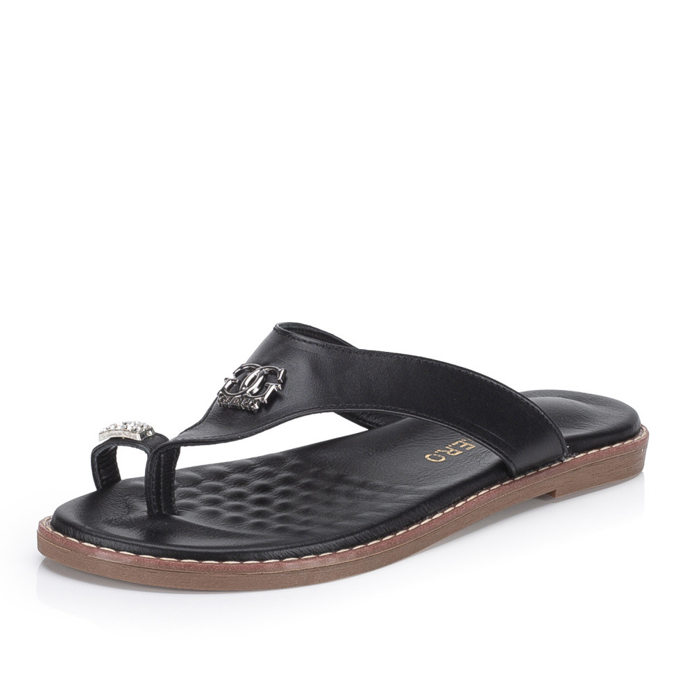 detail Dámské nazouváky IBERIUS G693-101-5 01 černá S6