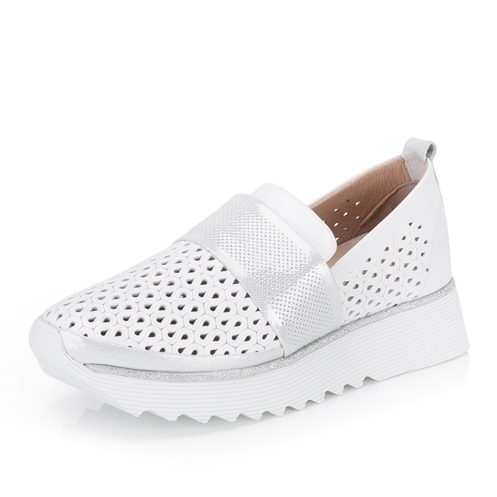 detail Dámské mokasíny IBERIUS P015-108 04-93 bílá S6