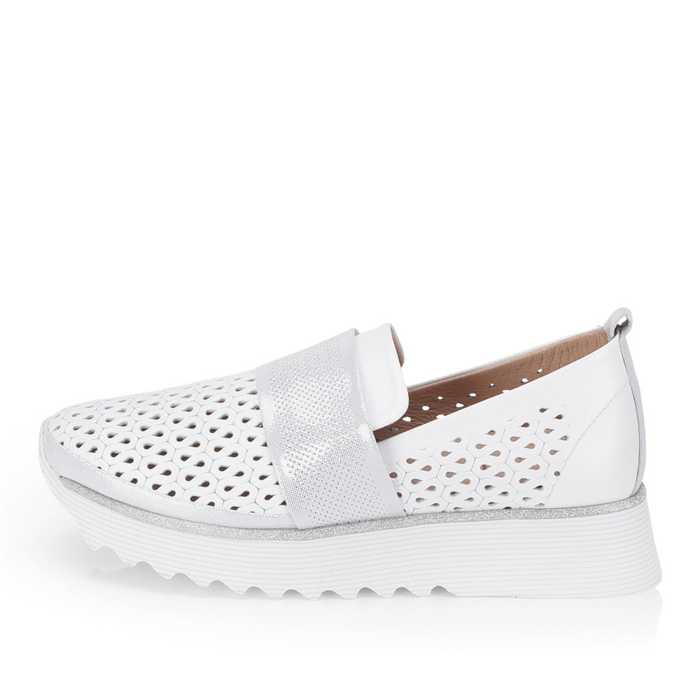 detail Dámské mokasíny IBERIUS P015-108 04-93 bílá S6