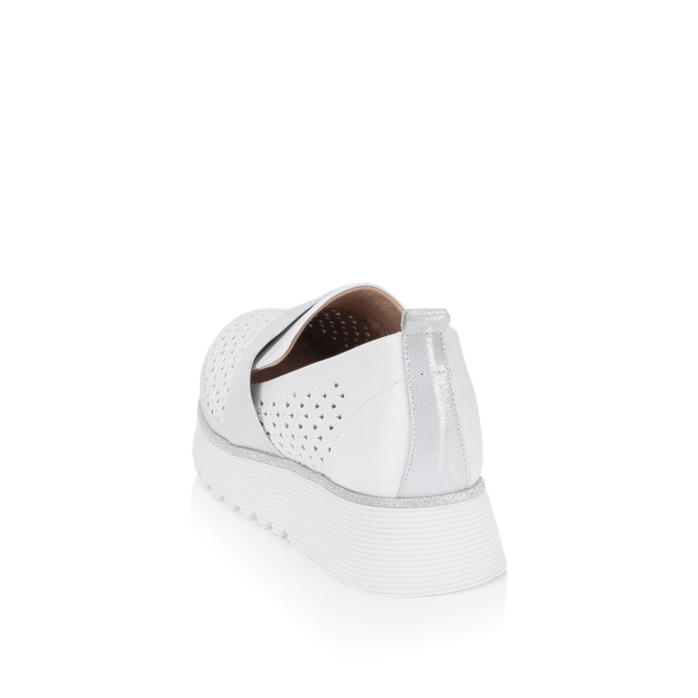 detail Dámské mokasíny IBERIUS P015-108 04-93 bílá S6