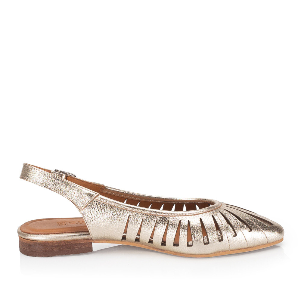 detail Dámské lodičky IBERIUS P291-611 zlatá S6