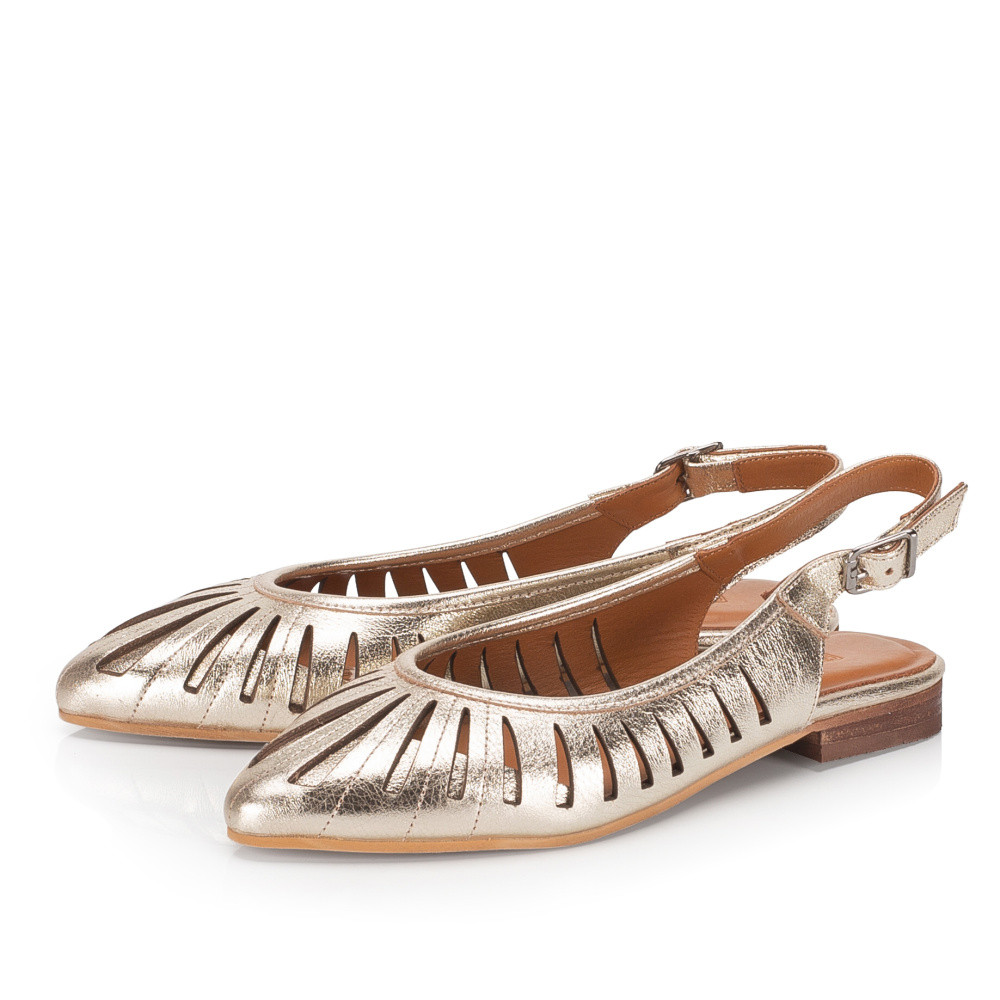 detail Dámské lodičky IBERIUS P291-611 zlatá S6