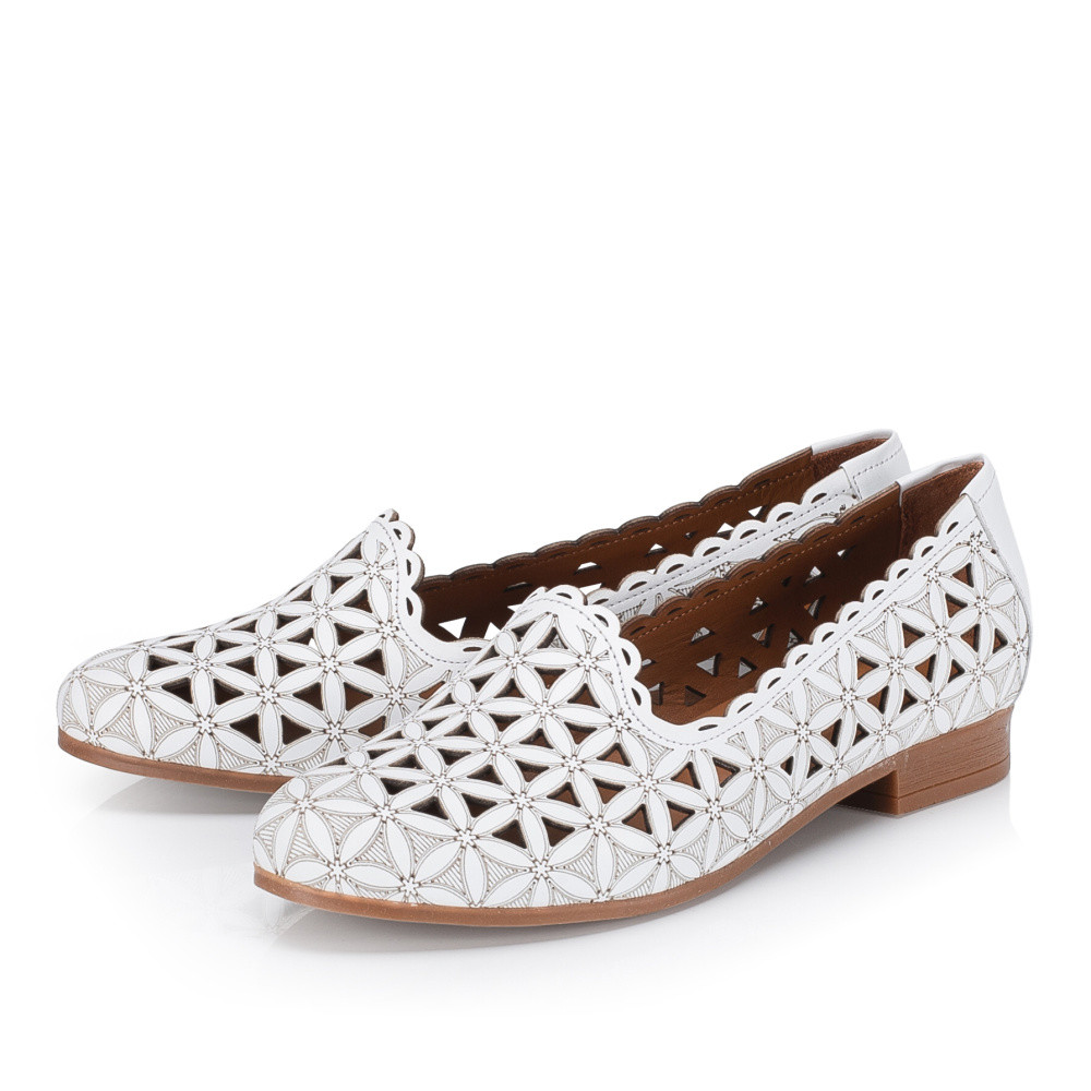 detail Dámské mokasíny IBERIUS P291-707 02 bílá S6