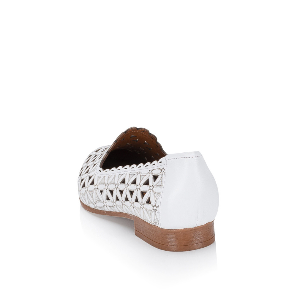 detail Dámské mokasíny IBERIUS P291-707 02 bílá S6