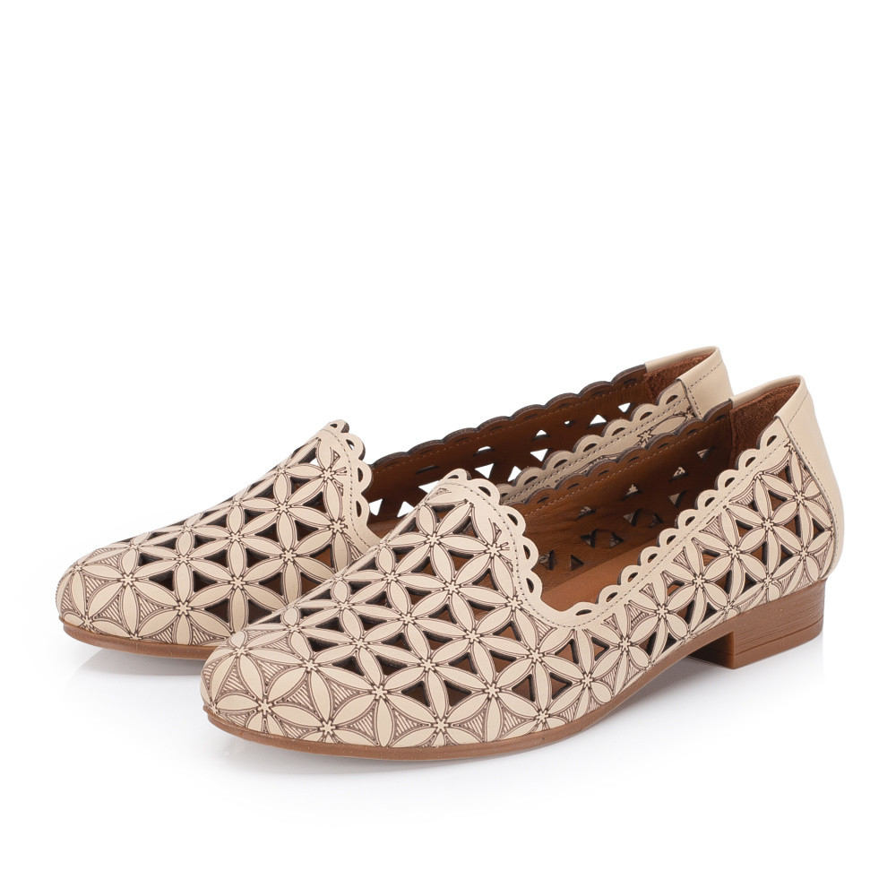 detail Dámské mokasíny IBERIUS P291-707 03 béžová S6