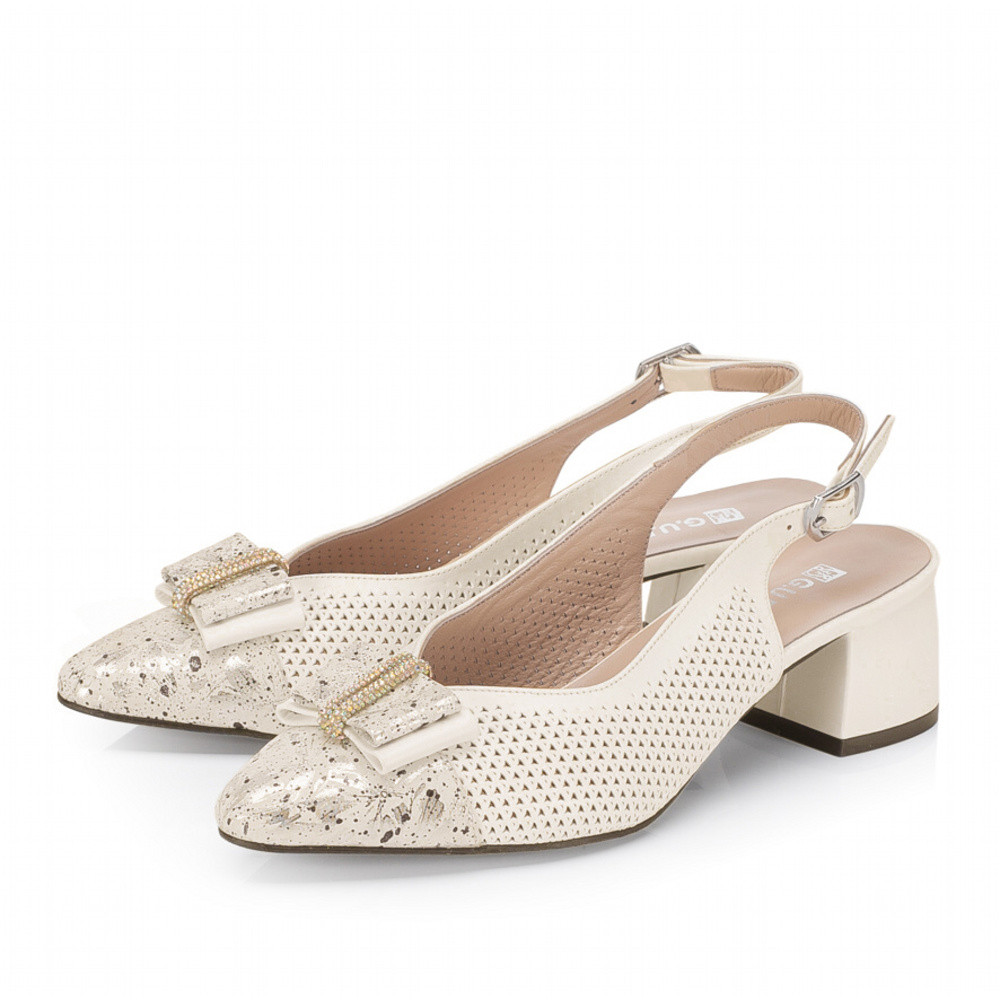 detail Dámské lodičky IBERIUS P677-209-1 06-56 béžová S6