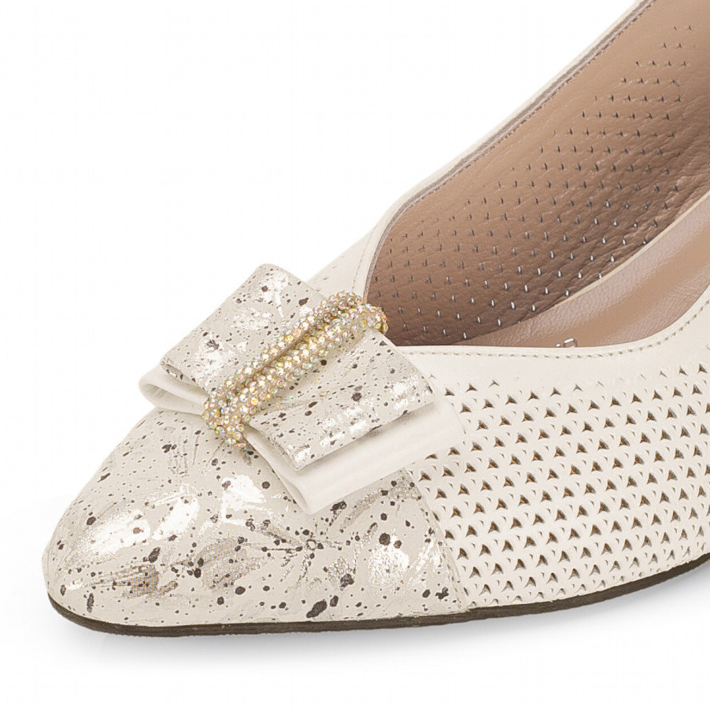 detail Dámské lodičky IBERIUS P677-209-1 06-56 béžová S6