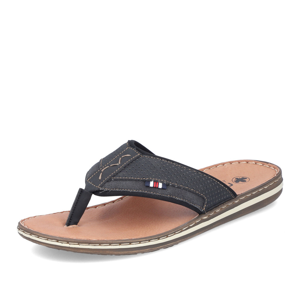 detail Pánské žabky RIEKER 21084-00 černá S6