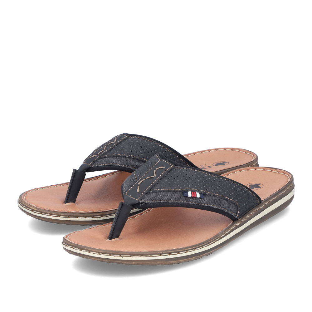 detail Pánské žabky RIEKER 21084-00 černá S6