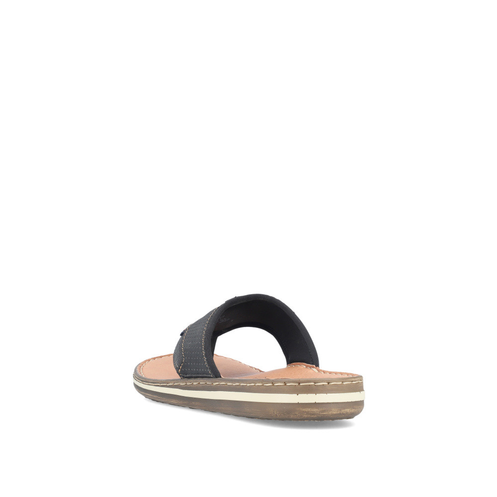 detail Pánské žabky RIEKER 21084-00 černá S6