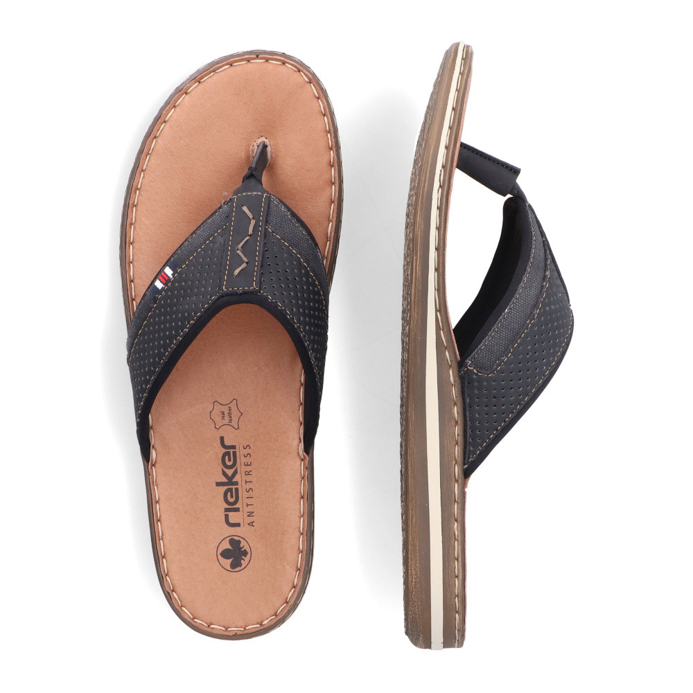 detail Pánské žabky RIEKER 21084-00 černá S6