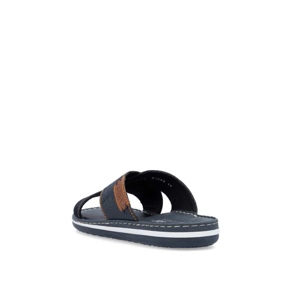 detail Pánské nazouváky RIEKER 21098-14 modrá S6