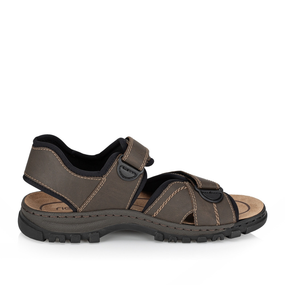 detail Pánské sandály RIEKER 25051-27   BROWN   F/S5
