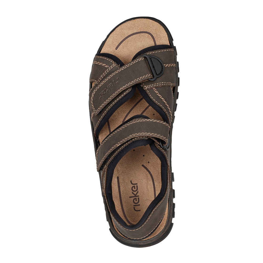 detail Pánské sandály RIEKER 25051-27   BROWN   F/S5