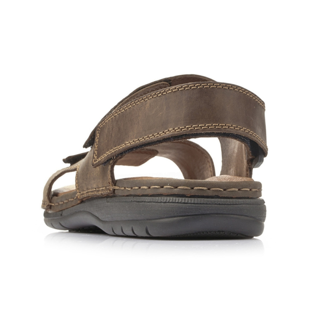detail Pánské sandály RIEKER 25558-25 hnědá S6