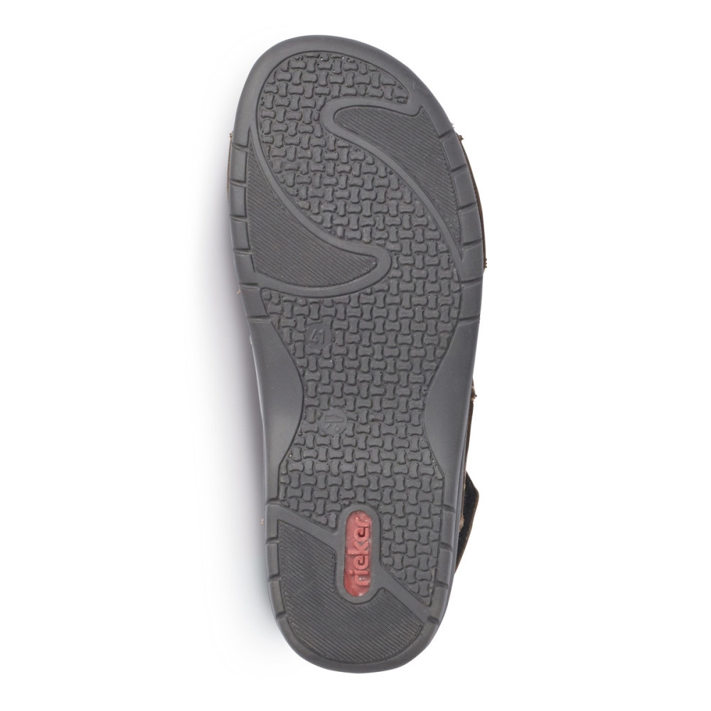 detail Pánské sandály RIEKER 25558-25 hnědá S6