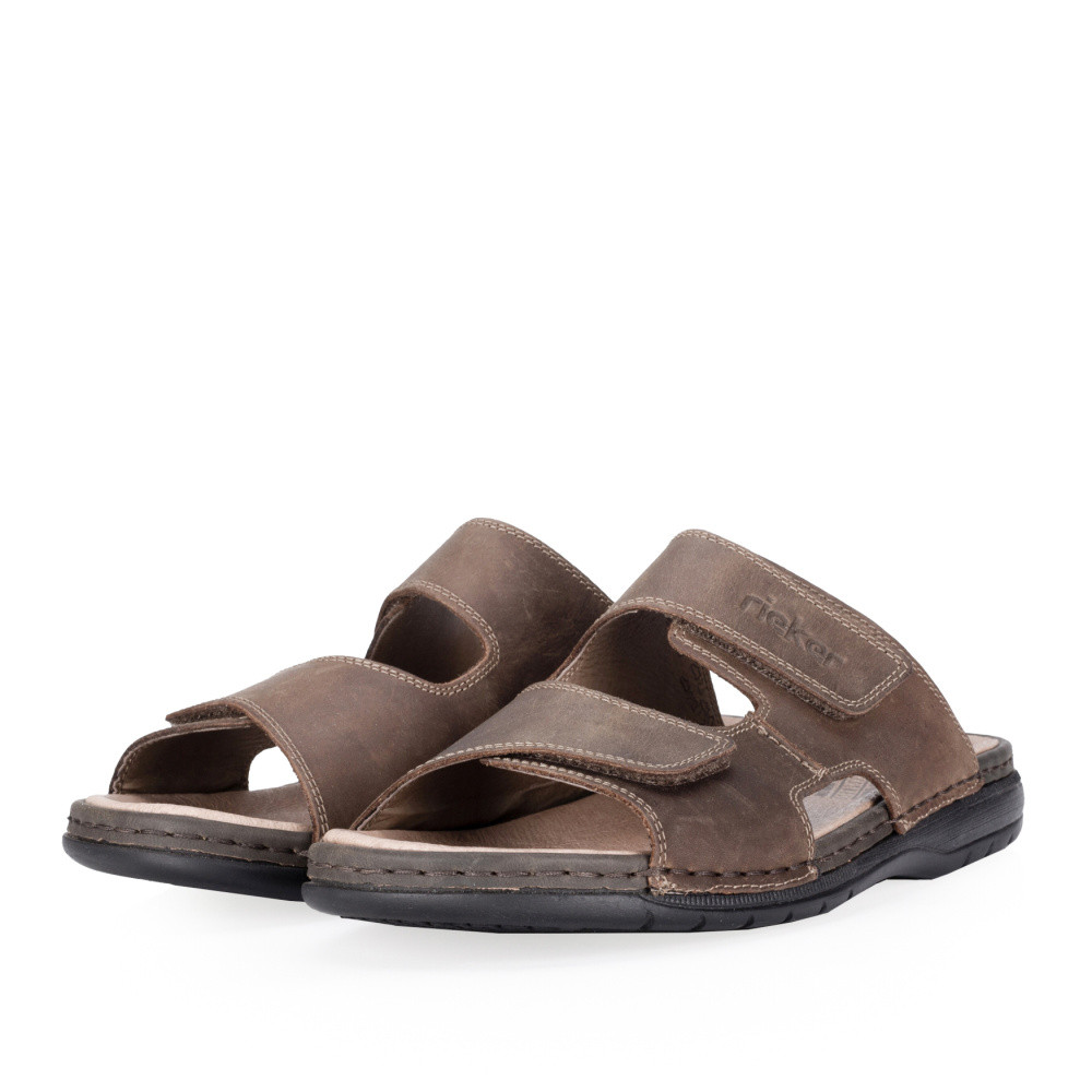detail Pánske šľapky RIEKER 25592-25   BROWN   F/S5