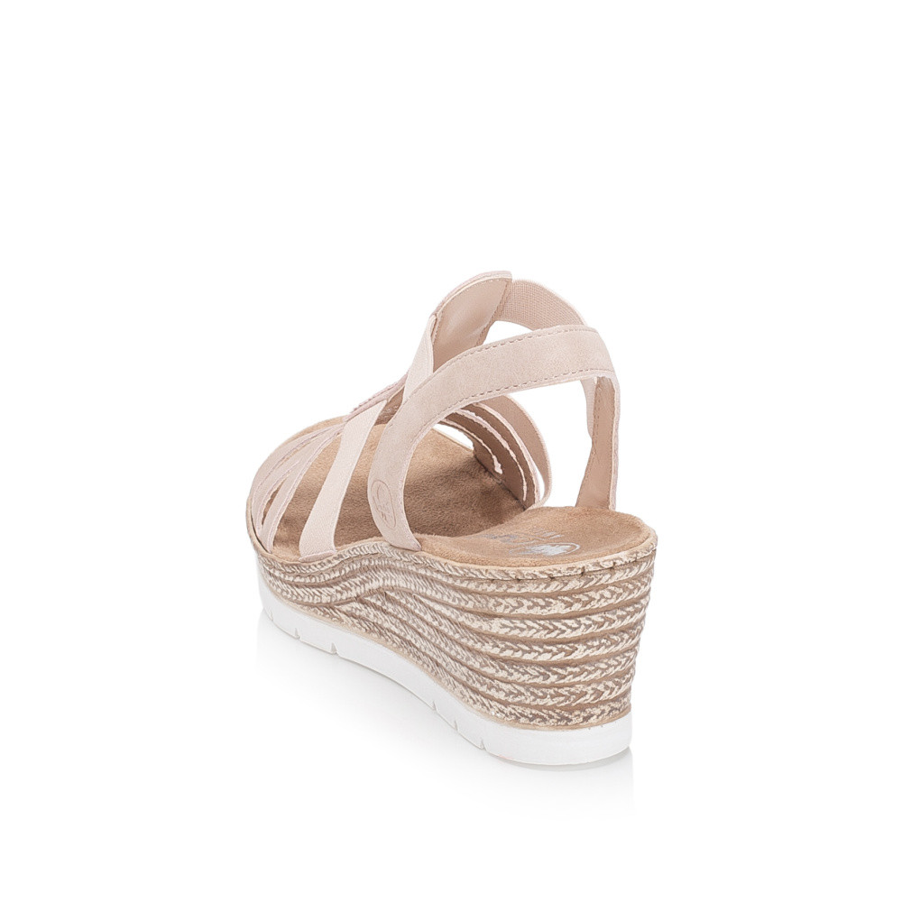 detail Dámské sandály RIEKER 61913-31 růžová S6