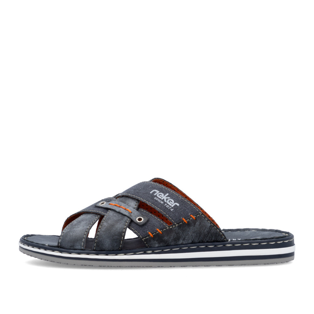 detail Pánske šľapky RIEKER 21599-14 modrá S6