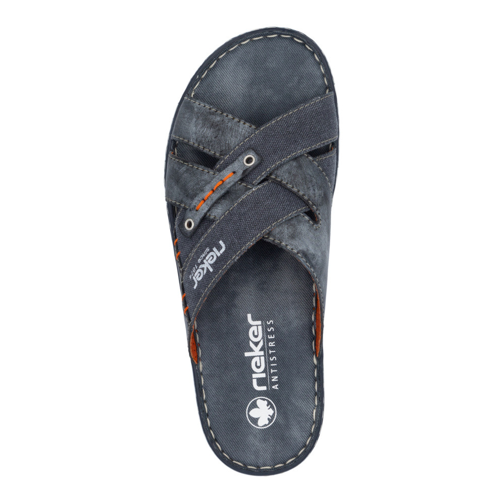 detail Pánske šľapky RIEKER 21599-14 modrá S6