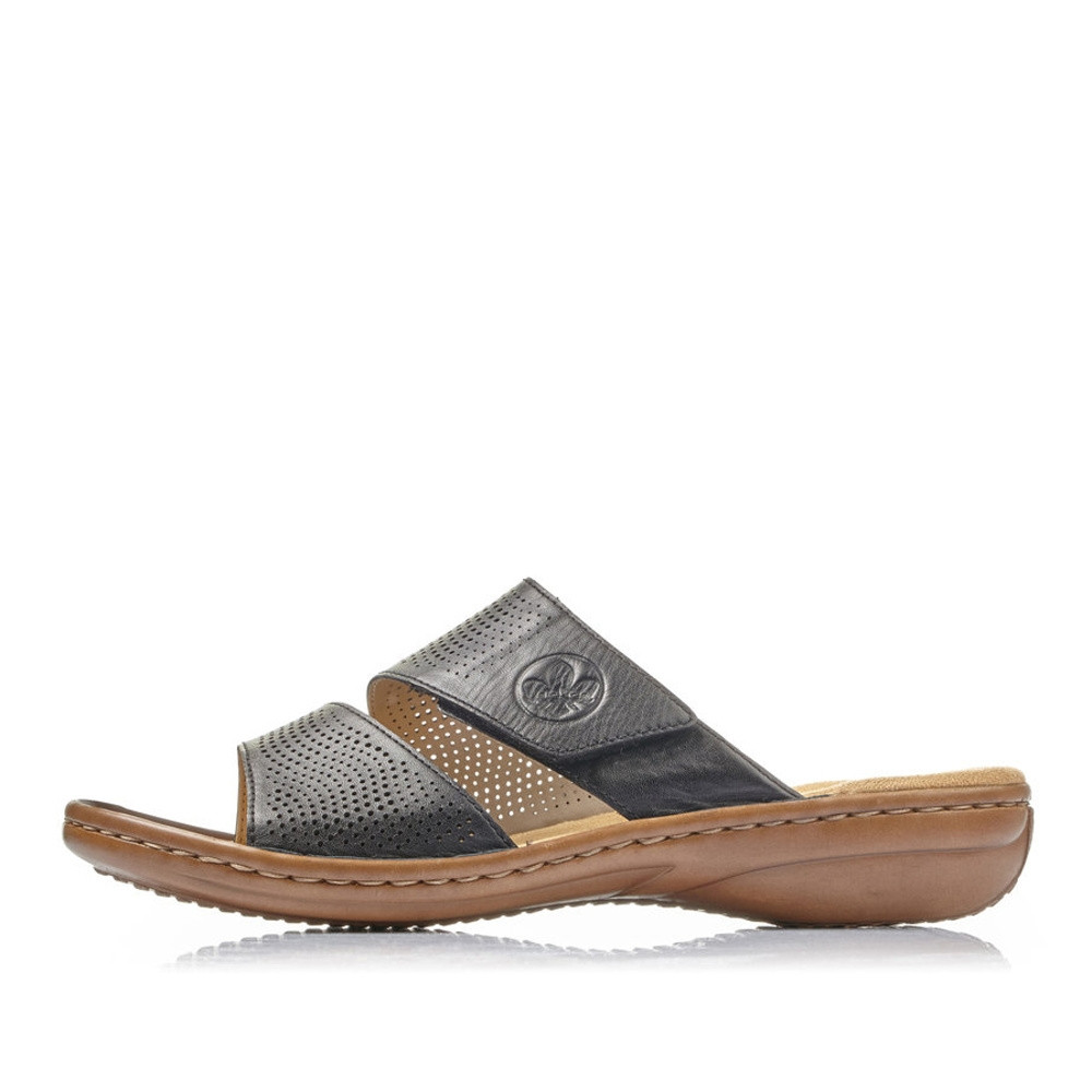 detail Dámské nazouváky RIEKER 60812-00 černá S1