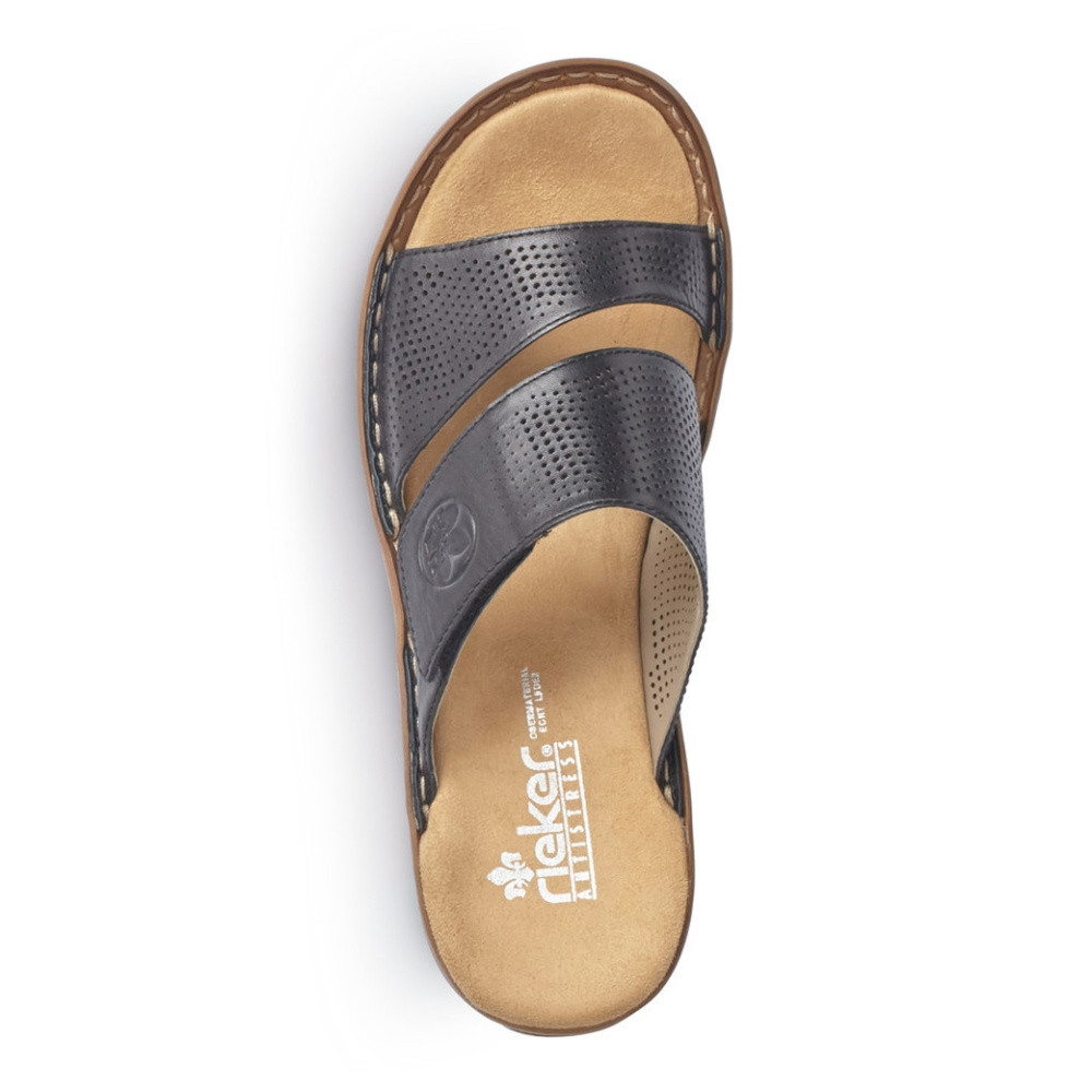 detail Dámské nazouváky RIEKER 60812-00 černá S1