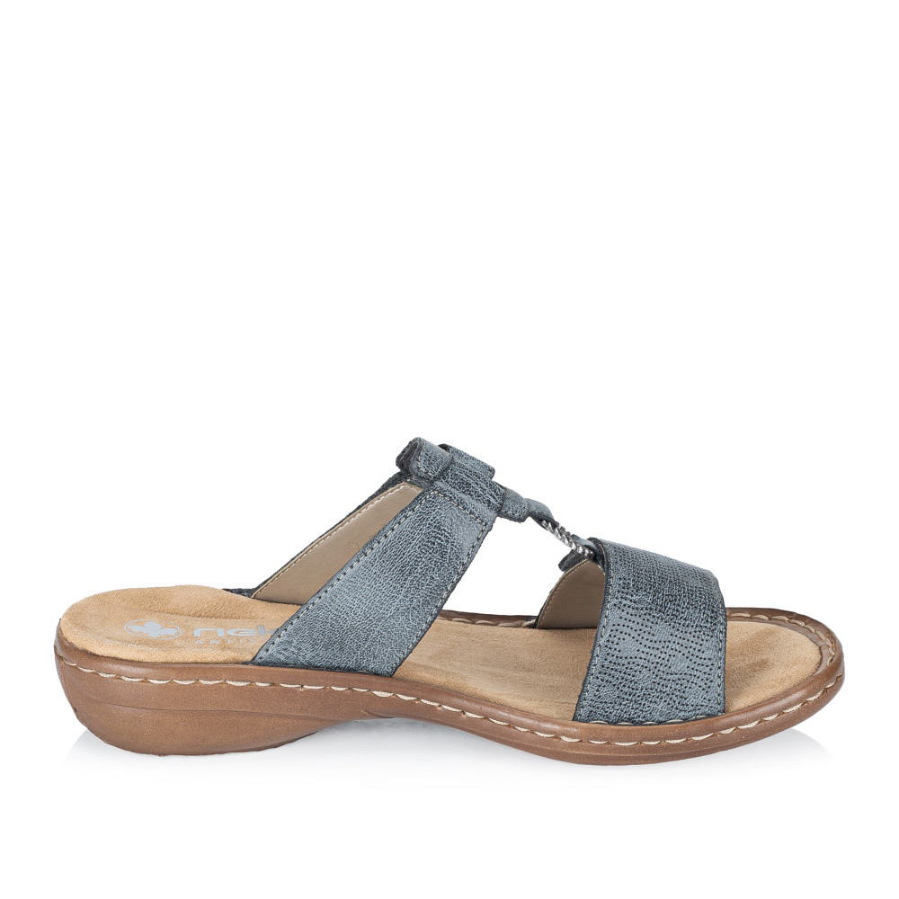 detail Dámské nazouváky RIEKER 60885-12 modrá S6