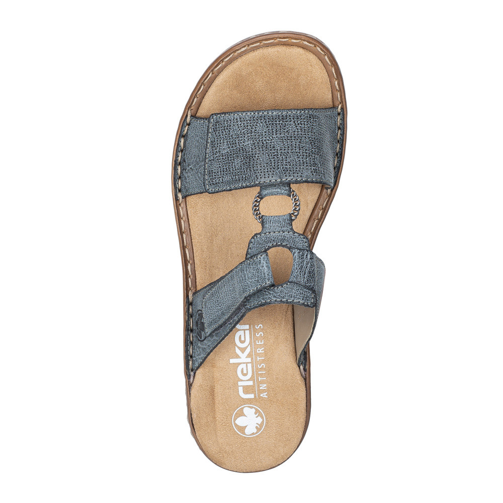 detail Dámské nazouváky RIEKER 60885-12 modrá S6