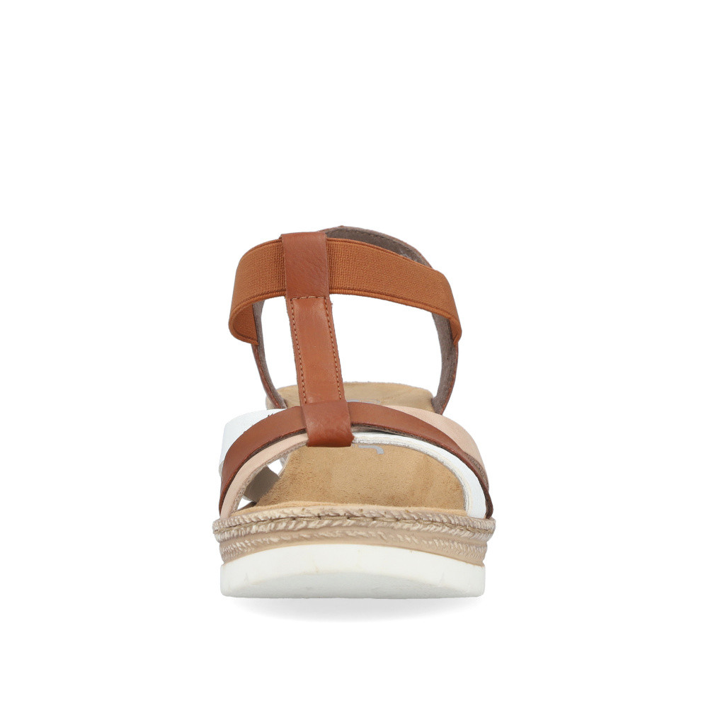 detail Dámské sandály RIEKER 61995-81 hnědá S6