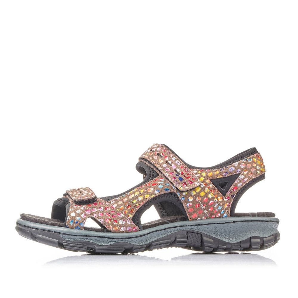 detail Dámské sandály RIEKER 68866-90 multicolor S2