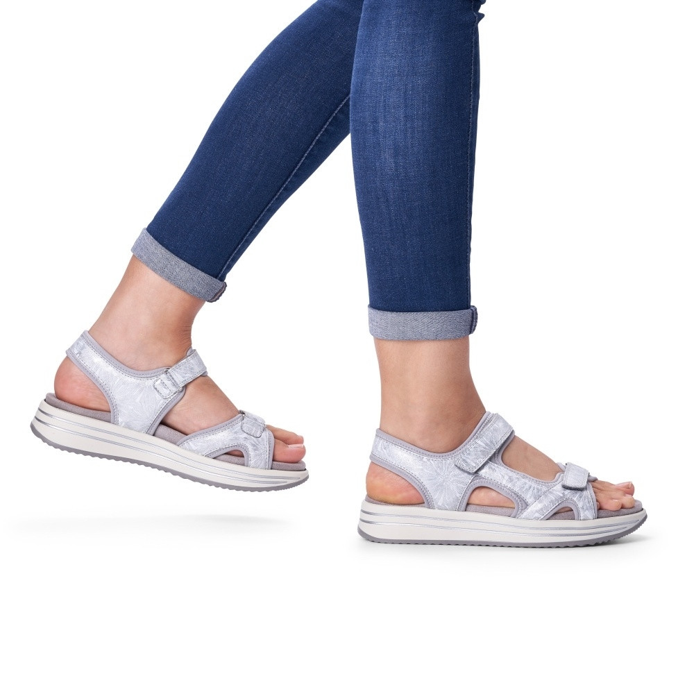 detail Dámské sandály REMONTE RIE-1027485-S1 šedá