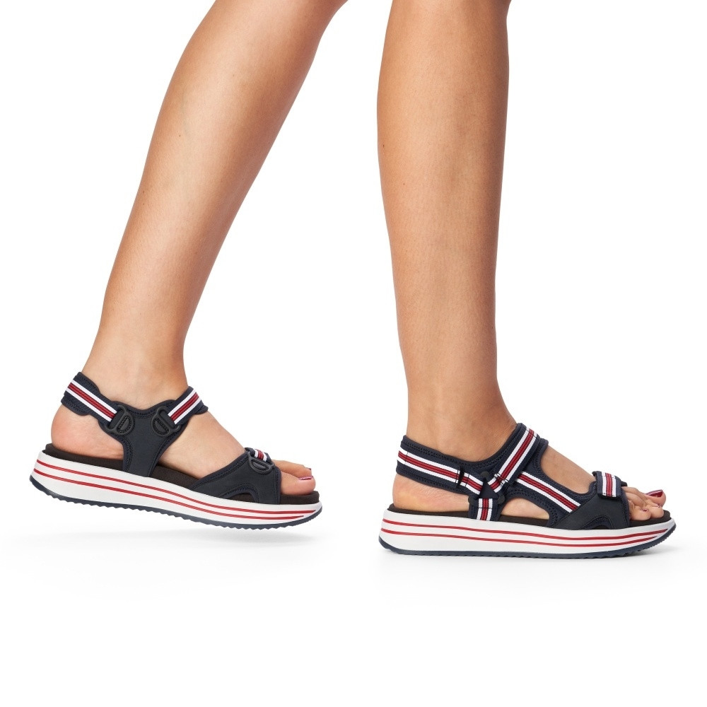 detail Dámské sandály REMONTE RIE-1027486-S1 modrá