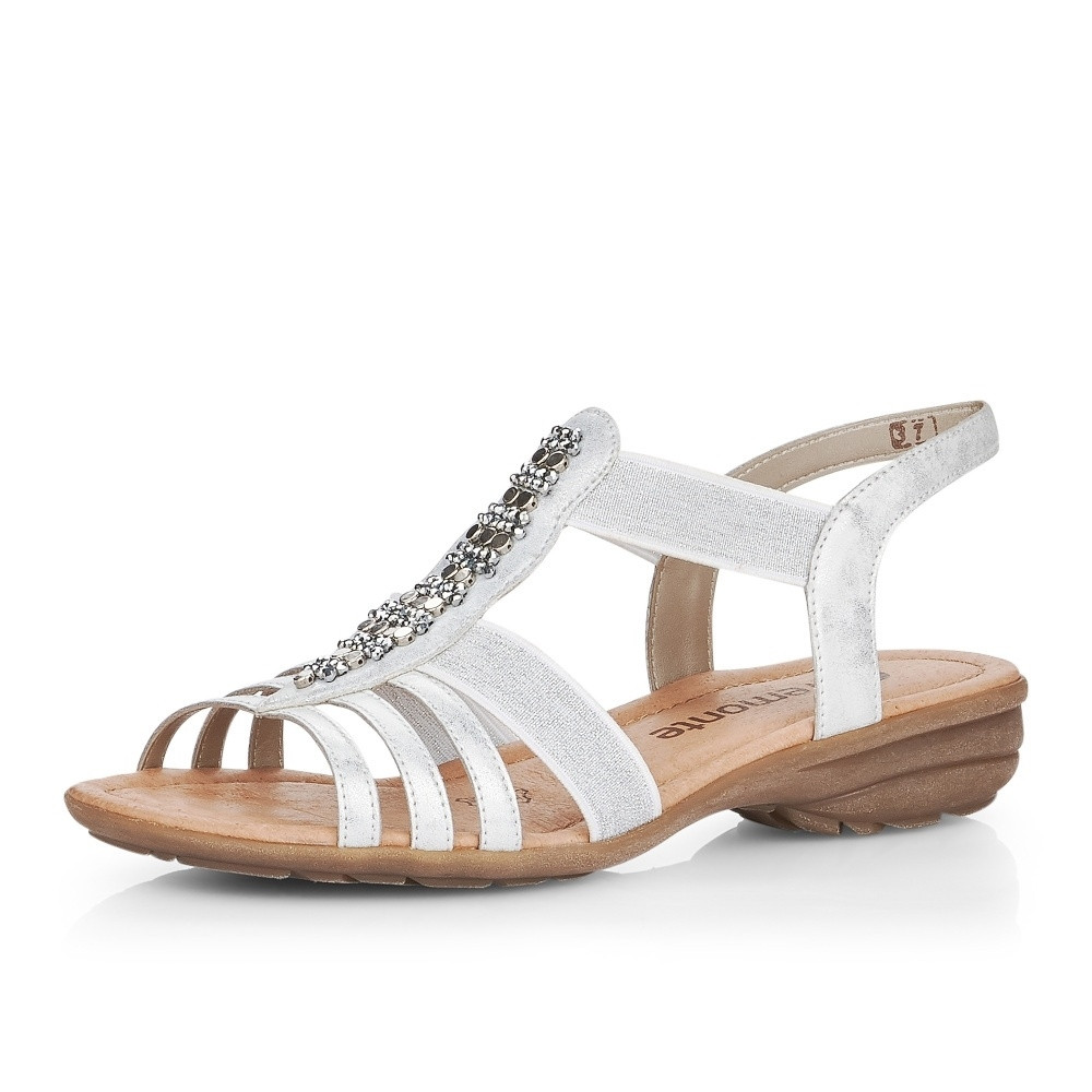 detail Dámské sandály REMONTE RIE-1027500-S2 bílá