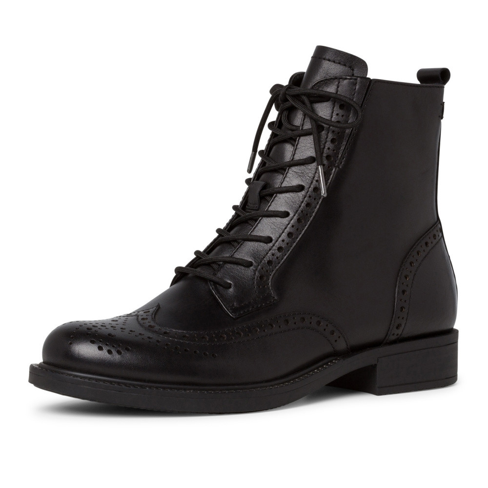 detail Dámská kotníková obuv TAMARIS 25106-25-001 černá W0