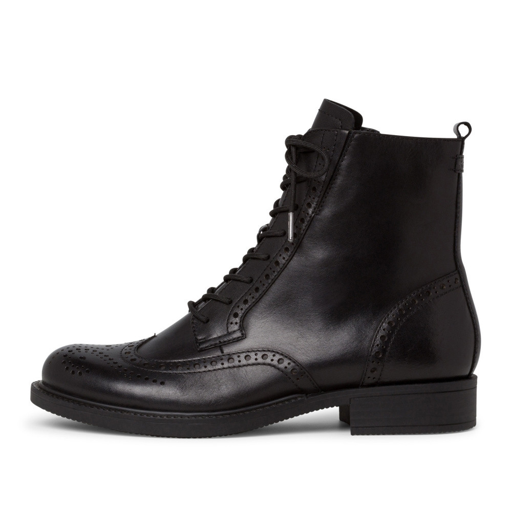 detail Dámská kotníková obuv TAMARIS 25106-25-001 černá W0