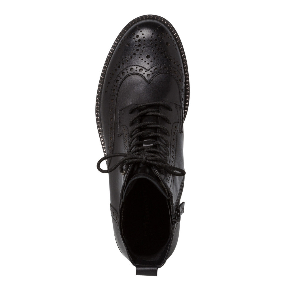 detail Dámská kotníková obuv TAMARIS 25106-25-001 černá W0