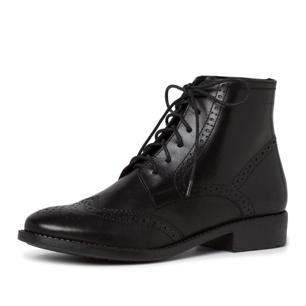 detail Dámská kotníková obuv TAMARIS 25126-25-001 černá W0