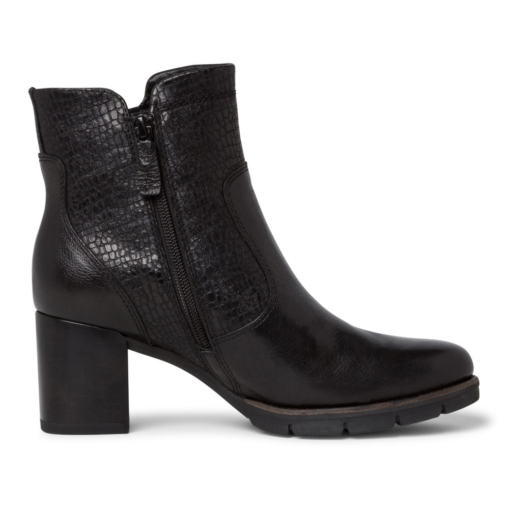 detail Dámská kotníková obuv TAMARIS 25323-25-021 černá W0