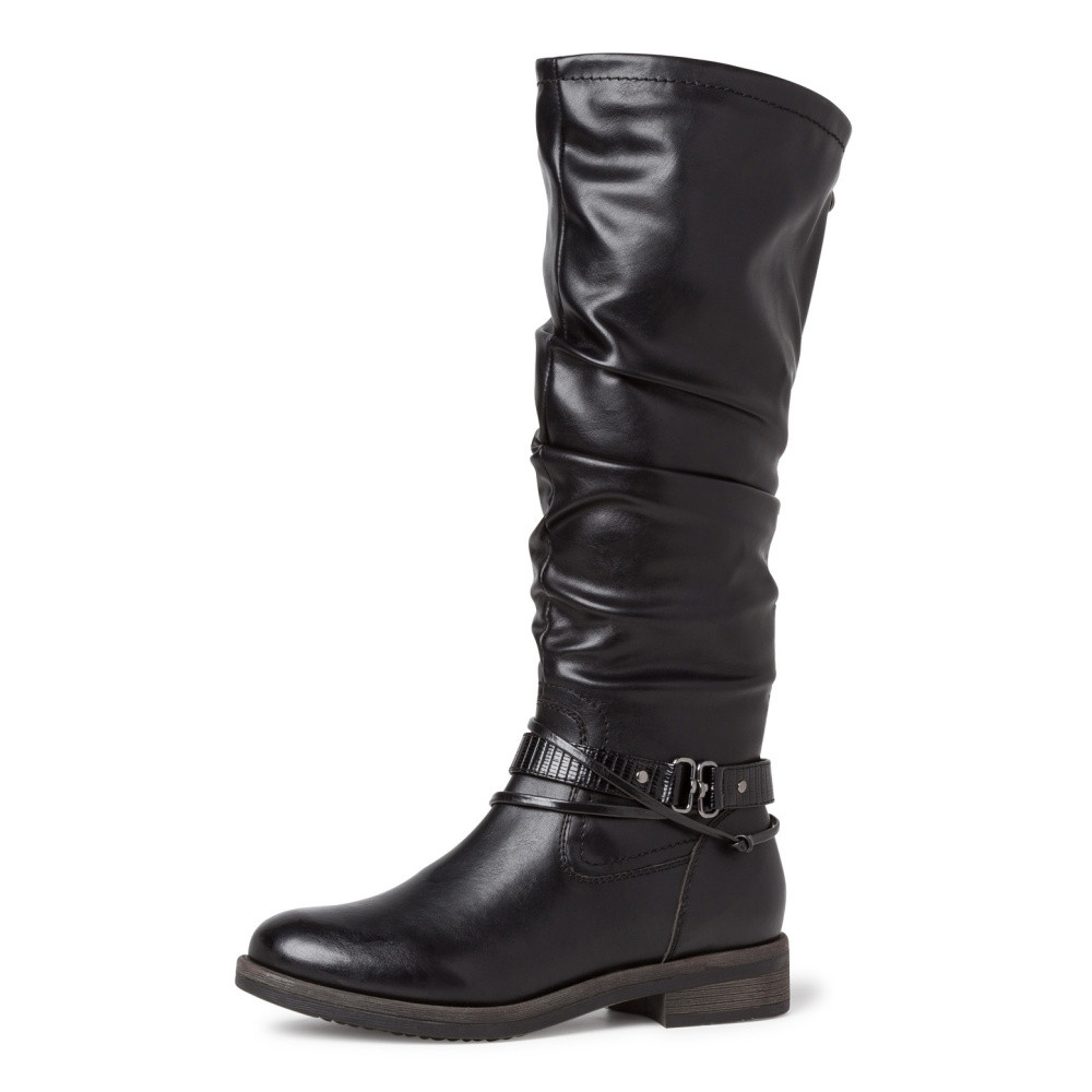 detail Dámské kozačky TAMARIS 25548-25-001 černá W0