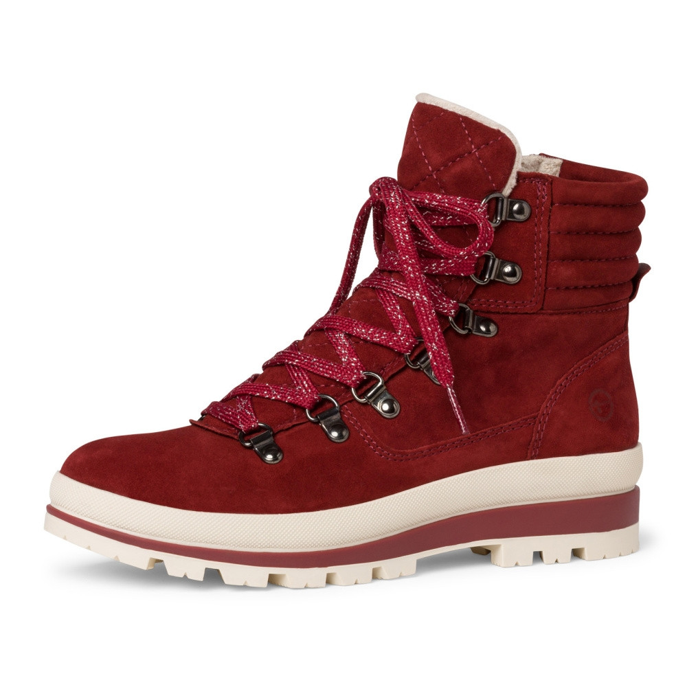 detail Dámská kotníková obuv TAMARIS 25804-25-524 červená W0