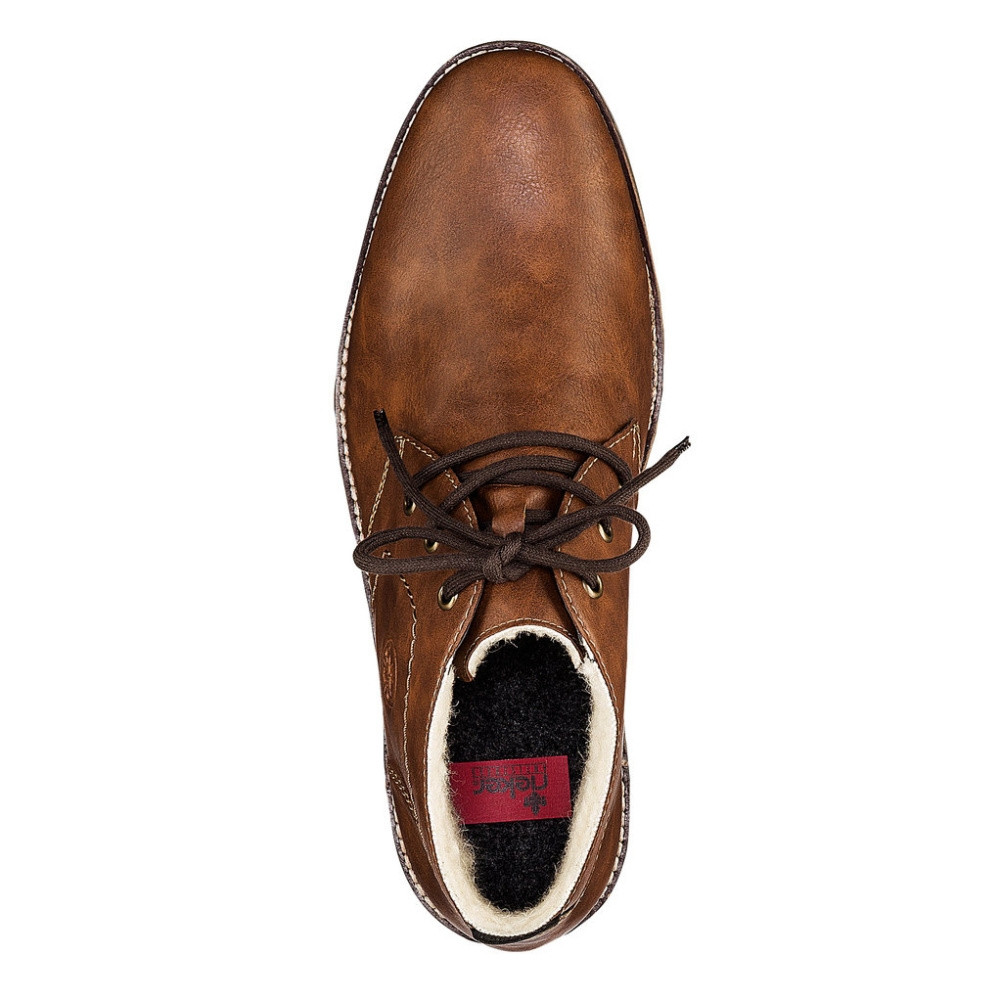 detail Pánská kotníková obuv RIEKER 13232-22 hnědá W0