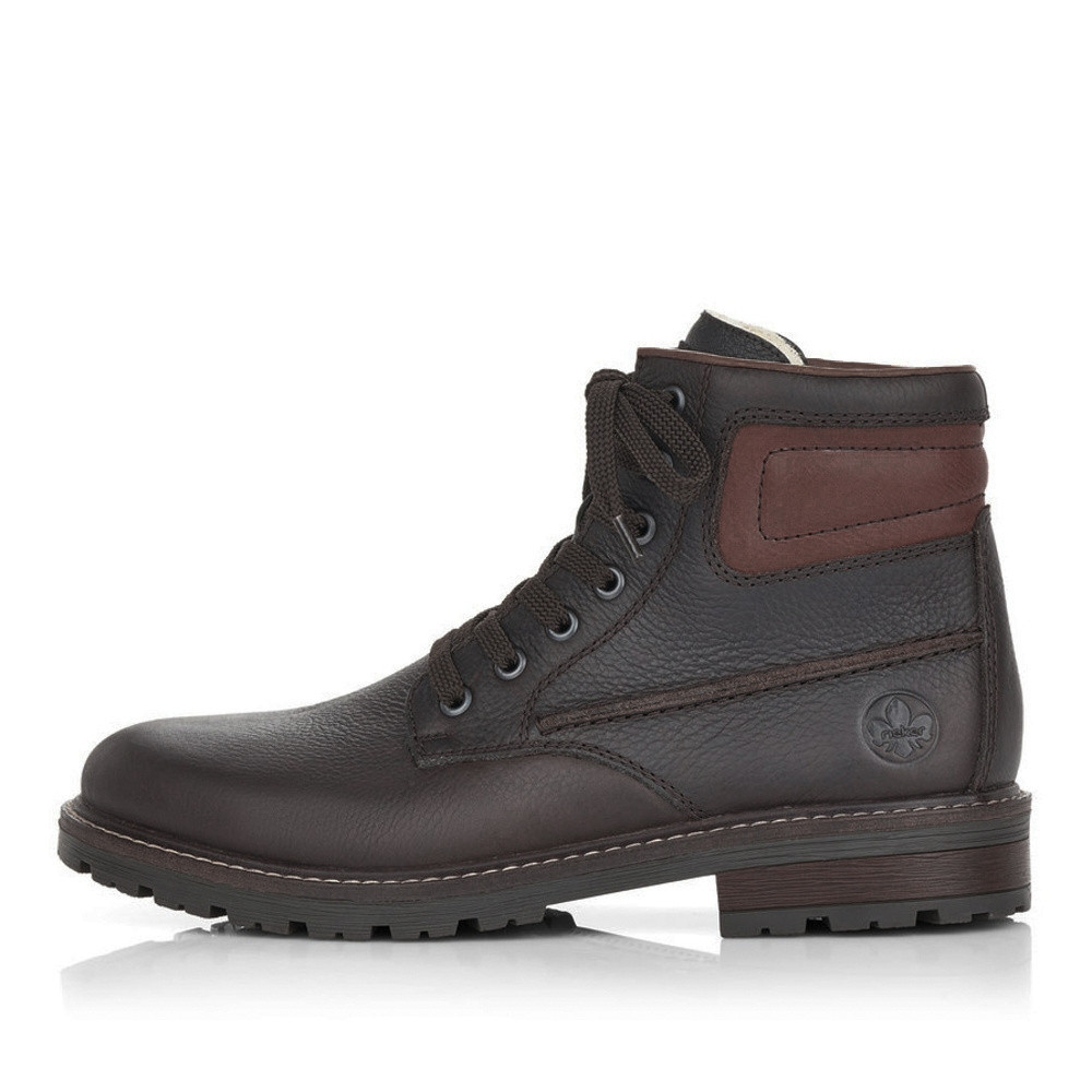 detail Pánská kotníková obuv RIEKER 32023-25 hnědá W4