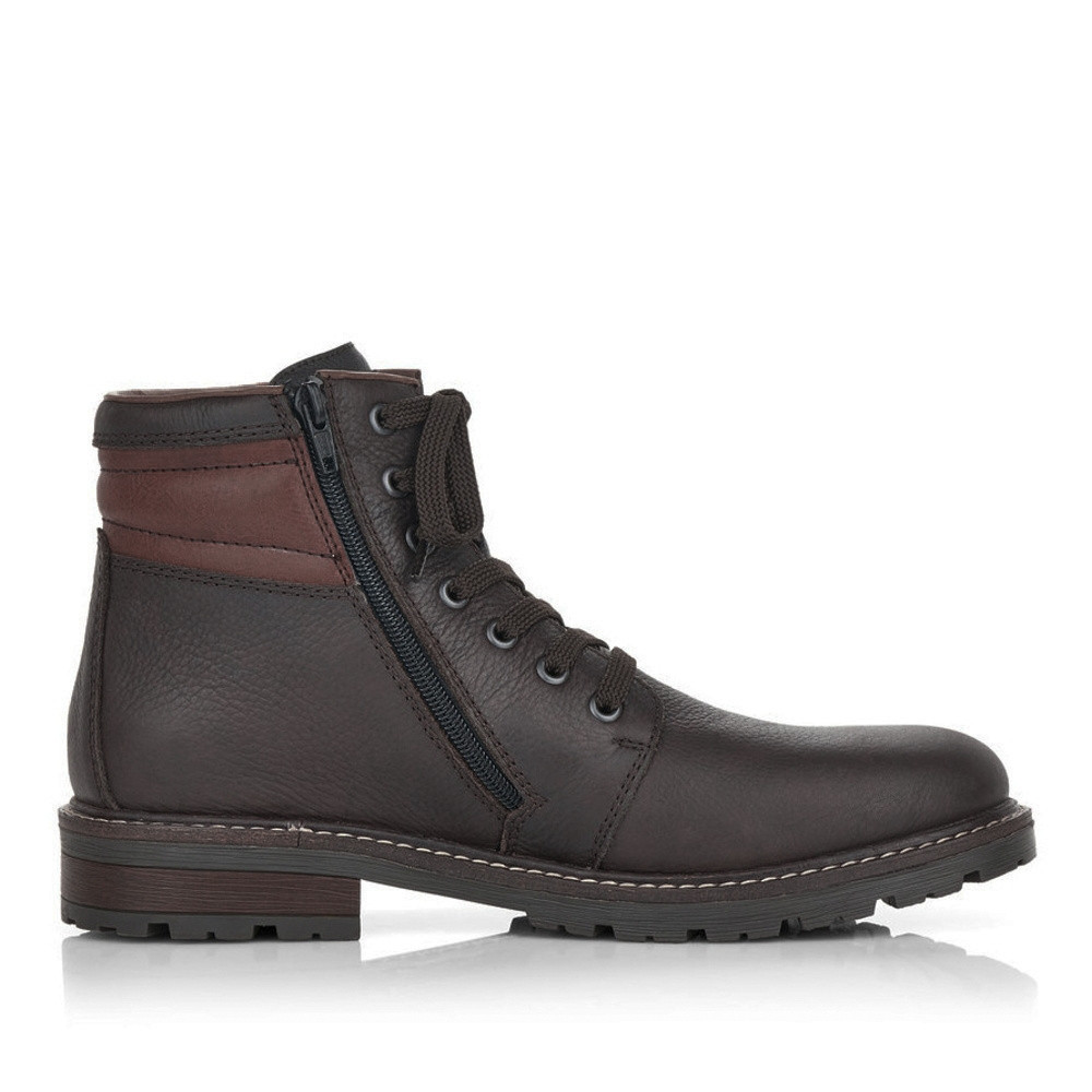 detail Pánská kotníková obuv RIEKER 32023-25 hnědá W4